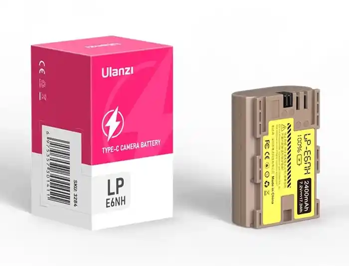 Ulanzi Canon LP-E6NH Type Lithium-Ion Battery with USB-C Charging Port (2400mAh)